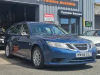 Used Saab 9-3 Linear 150 HP (110 kW) 2009 Blue Estate