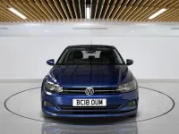 Used VW Polo SE 95 HP (69 kW) 2018 Blue Hatchback
