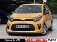 Used Kia Picanto 66 HP (48 kW) 2022 Yellow Hatchback