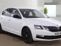 Used Skoda Octavia SE Technology 150 HP (110 kW) 2019 White Hatchback