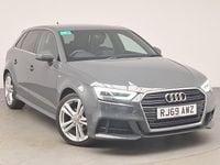 Used Audi A3 S-Line 150 HP (110 kW) 2019 Grey Sedan