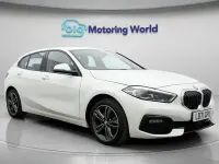 Used BMW 118 Sport Line 136 HP (100 kW) 2021 White Hatchback