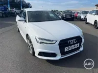 Used Audi A6 Black Edition 190 HP (139 kW) 2016 White Sedan