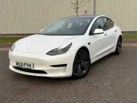 Used Tesla Model 3 Long Range AWD 366 kW (498 HP) 2021 White Sedan