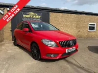 Used Mercedes B180 SE 109 HP (80 kW) 2013 Red MPV