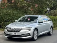 Used Skoda Superb SE L 218 HP (160 kW) 2021 Silver Estate