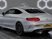 Used Mercedes C300 AMG Line Premium 245 HP (180 kW) 2019 Silver Coupe