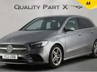 Used Mercedes B200 AMG line 163 HP (119 kW) 2021 Grey Hatchback