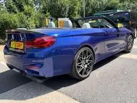Used BMW M4 Cabriolet Competition Edition 450 HP (330 kW) 2019 Blue Cabriolet