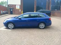 Begagnad Seat Leon ST SE Technology 115 HK (84 kW) 2017 Blå Kombi