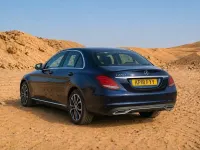 Begagnad Mercedes C220 170 HK (125 kW) 2018 Blå Sedan