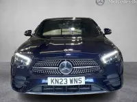 Used Mercedes E200 AMG line 200 HP (147 kW) 2023 Blue Sedan