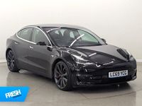 Used Tesla Model 3 Performance 461 kW (627 HP) 2019 Black Sedan