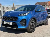 Used Kia Sportage GT-Line 185 HP (136 kW) 2020 Blue SUV