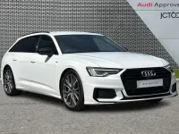 Used Audi A6 Black Edition 200 HP (147 kW) 2020 White Estate