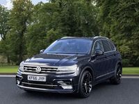 Used VW Tiguan R-line 150 HP (110 kW) 2016 Black SUV