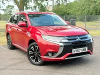 Used Mitsubishi Outlander P-HEV 2017 Red Estate