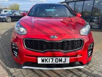 Used Kia Sportage GT-Line S 177 HP (130 kW) 2017 Red SUV