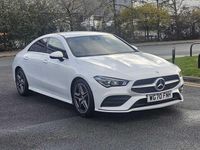 Used Mercedes CLA200 AMG line 2020 White Coupe
