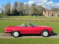 Used Mercedes SL300 180 HP (132 kW) 1988 Red Cabriolet