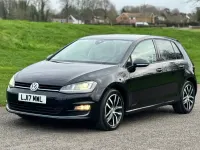 Used VW Golf VII 2017 Black Hatchback