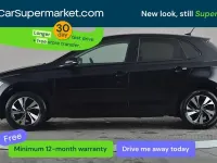 Begagnad VW Polo Match 80 HK (58 kW) 2021 Svart Halvkombi