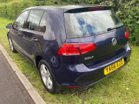 Used VW Golf VII Edition 125 HP (91 kW) 2016 Blue Hatchback