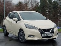 Used Nissan Micra Acenta 92 HP (67 kW) 2022 White Hatchback
