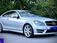 Begagnad Mercedes C180 AMG 156 HK (114 kW) 2012 Silver Sportkupé