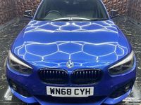 Used BMW 116 M Sport 116 HP (85 kW) 2018 Blue Hatchback