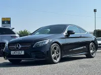Used Mercedes C220 AMG line 194 HP (142 kW) 2021 Black Coupe