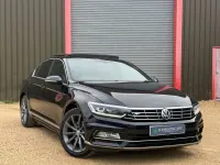 Used VW Passat R-line 150 HP (110 kW) 2018 Black Sedan