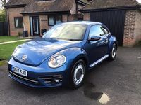 Used VW Beetle Design 105 HP (77 kW) 2017 Blue Hatchback