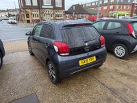 Used Peugeot 108 Allure 82 HP (60 kW) 2016 Blue Hatchback