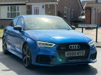 Used Audi RS3 400 HP (294 kW) 2017 Blue Sedan