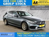 Used Mercedes C220 AMG line 170 HP (125 kW) 2017 Grey Estate