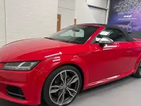 Used Audi TTS 310 HP (228 kW) 2015 Red Cabriolet