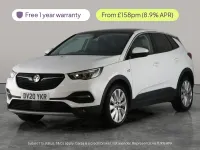 Used Vauxhall Grandland X Elite 131 HP (96 kW) 2020 White SUV