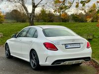 Used Mercedes C220 AMG line 170 HP (125 kW) 2014 White Sedan