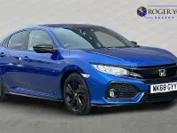 Used Honda Civic Sport 2018 Blue Hatchback