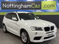 Used BMW X3 150 HP (110 kW) 2014 White SUV
