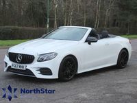 Used Mercedes E220 AMG Line Premium 194 HP (142 kW) 2017 White Cabriolet