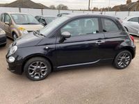 Used Fiat 500 S 69 HP (50 kW) 2016 Black Hatchback