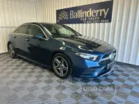 Used Mercedes A180 AMG Line Premium 116 HP (85 kW) 2019 Blue Sedan