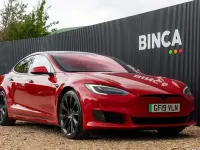 Used Tesla Model S 443 kW (603 HP) 2019 Red Hatchback