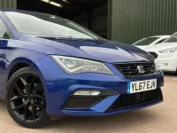 Begagnad Seat Leon FR 125 HK (91 kW) 2018 Blå Halvkombi