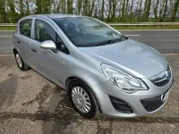 Used Vauxhall Corsa Edition 73 HP (53 kW) 2013 Silver Hatchback