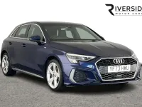 Used Audi A3 Sportback S-Line 150 HP (110 kW) 2023 Blue Hatchback