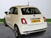 Used Fiat 500 Lounge 69 HP (50 kW) 2016 White Hatchback