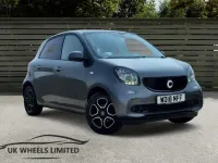Used Smart ForFour Premium 90 HP (66 kW) 2018 Grey Hatchback